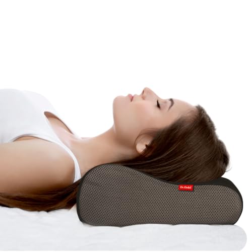 Image of Dr.Ortho Orthopaedic Cervical Pillow - Memory Foam Pillow (Universal Size, Black)