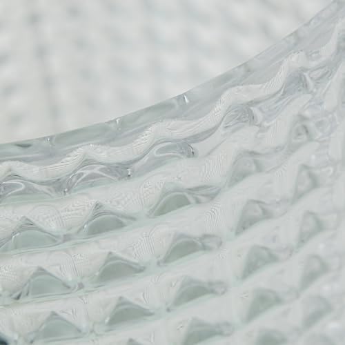 Vase en verre de table DRW à relief transparent, une idée cadeau idéale