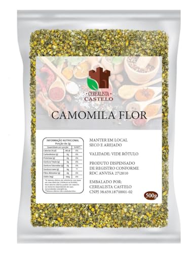 Cha De Camomila Flor 500g Camomila Premium Safra Nova