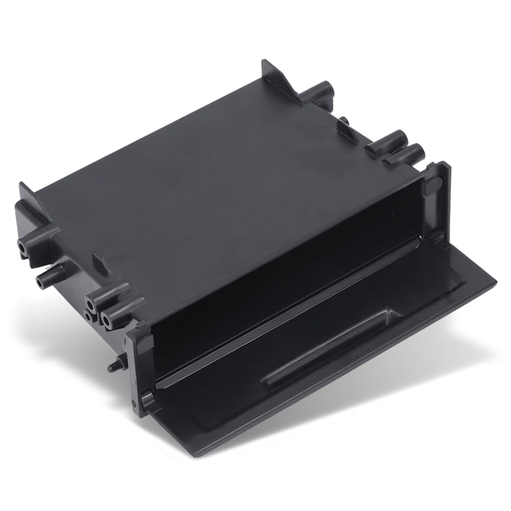 Vano Portaoggetti per Autoradio Vano Cruscotto per Autoradio 1din Accessori per Autoradio Vano Portaoggetti Multiuso per Veicoli in Abs