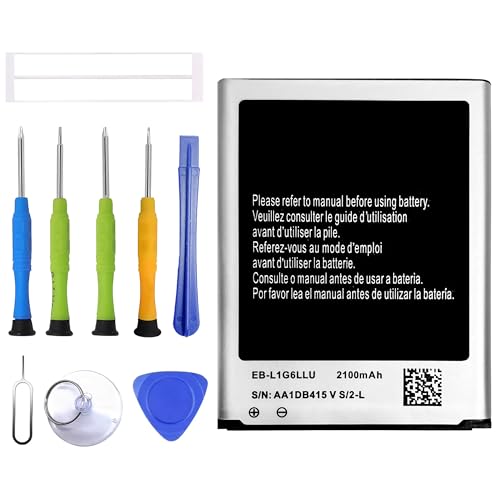 ERYNK EB L1G6LLA   Batería de repuesto compatible con Samsung Galaxy S3 con juego de herramientas