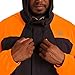 Beretta Men's Covey 2L Field Breathable Lightweight Ergonomic Fit Waterproof Hooded Hunting Jacket, Charcoal and Blaze Orange, L