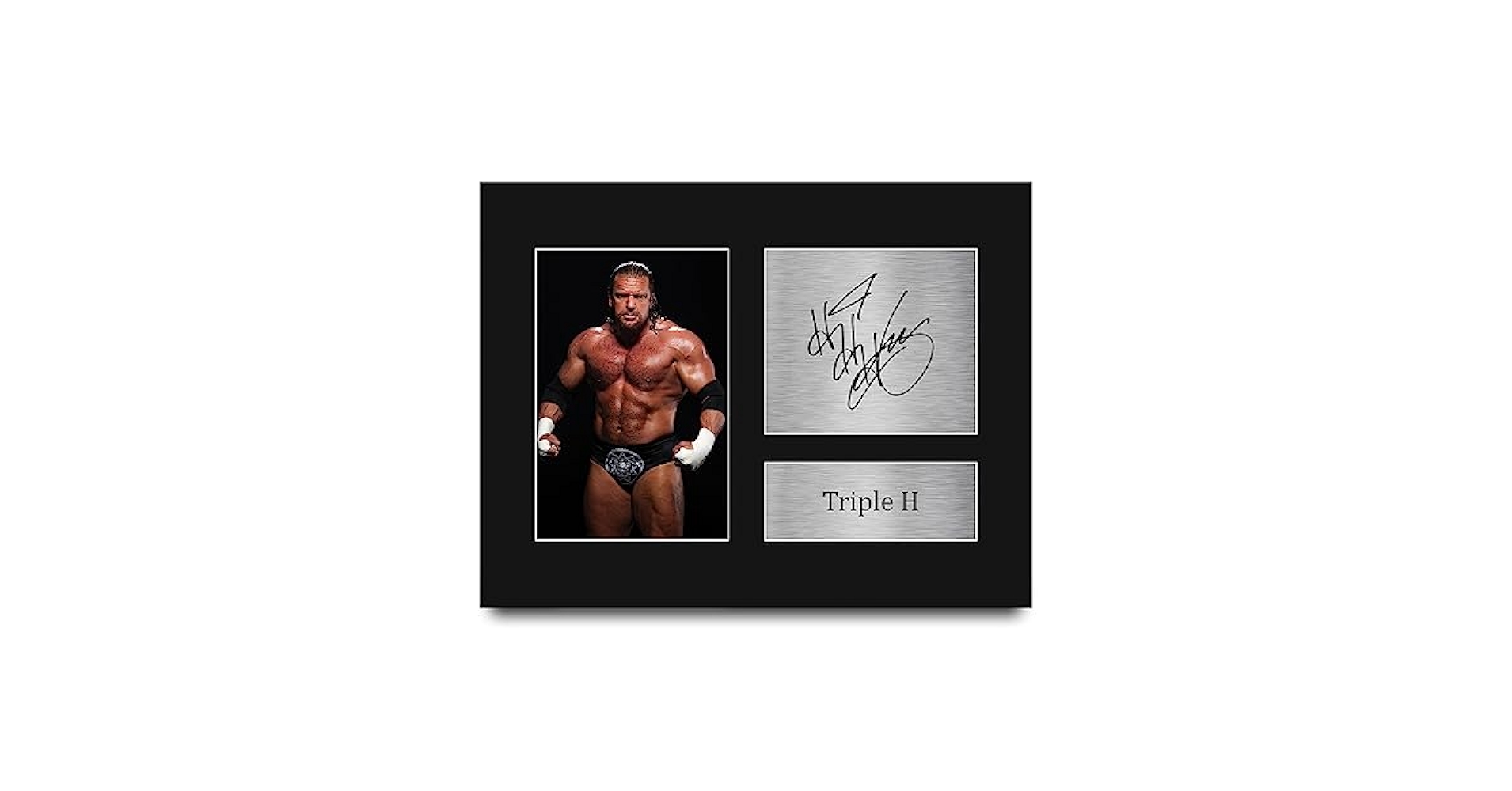 Amazon.com: HWC Trading Triple H Gifts Signed Printed