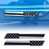 Flag Saddlebag Inserts American US Hard Saddle Bag Latch Cover Fits Harley Davidson Touring/Street Glides/Road Glides 2014 and Newer Exterior Accessories