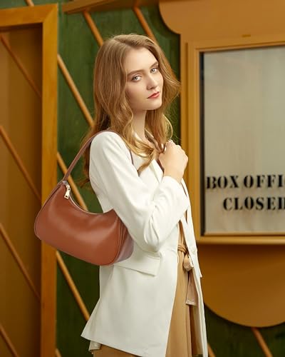 Image of Shoulder Bags for Women,Mini Clutch Purse Cute Hobo Tote Handbag with Zipper Closure