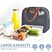 Lunch Bag for Women & Men Adult Insulated Lunch Box, Small Leakproof Cooler Food Lunch Containers Reusable High Capacity Lunch Tote Bags for Work, Travel, Outdoor (Navy Blue)