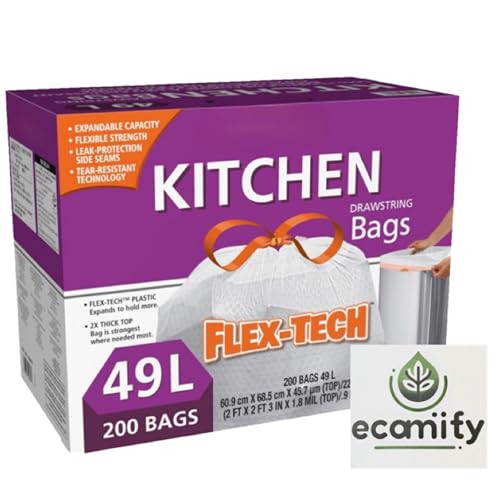 カークランド ひも付き ゴミ袋 49L 40枚 半透明 ばら売り お試し コストコのサムネイル