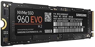 Samsung 960 EVO 500GB Solid State Drive (MZ-V6E500BW) m.2 NVMe,Hybrid Drive