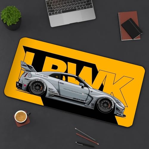 Image of Extended Gaming Mouse Pad for Desk (23x11.5 Inch) - Large Mouse Pad for Office & Home | Non-Slip Rubber Base, Smooth Surface Desk Mat for Laptop, Keyboard & Mouse (Sports Car Edition) (Print 9)