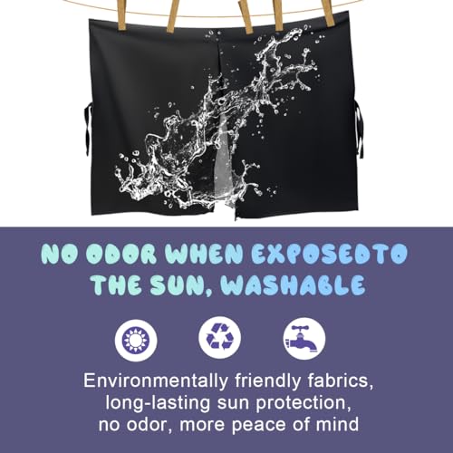 image for Ohleats 2 Pack Window Shade, Double Layer Car Window Shade for Heat/UV