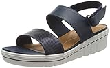  Marco Tozzi 2-2-28515-24, Sandalia con Pulsera Mujer, Azul (Navy Comb 890), 37 EU