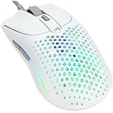 Glorious グロリアス モデルo V2 ゲーミングマウス 白 RGB 26 DPI 6個プログラムボタン光る USB マウス 有線 ゲーミング ゲーム用 軽量 Gaming mouse国内正規品 (59g)