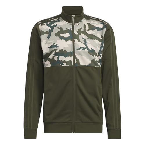 adidas mens Essentials Camouflage Tricot Track Jacket2