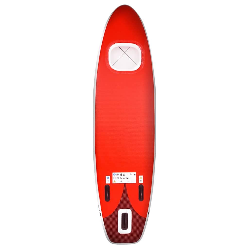 Set de Tabla de Paddle Surf Hinchable Rojo 300x76x10 cm,Deportes,Actividades al Aire Libre,Deportes acuáticos y navegación Deportiva,Surf,Paddleboards,12.4kg-93382