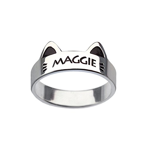 personalized cat ring