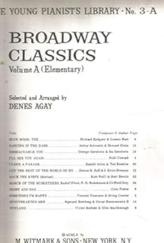 Paperback The Young Pianist's Library No. 3A, Broadway Classics Volume A Book