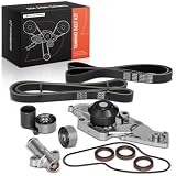 A-Premium Timing Belt Kit with Water Pump Compatible with 03-18 Honda Acura