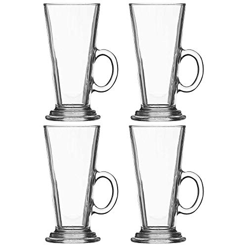 Ravenhead Entertain Latte Glass Clear/Transparent (Pack of 4) (4)