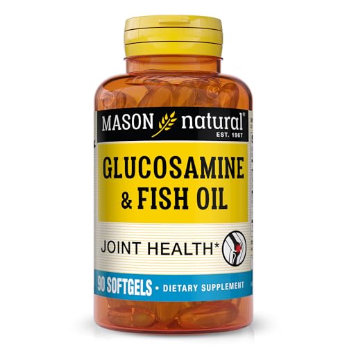 MASON NATURAL Glucosamine & Fish Oil with DHA & Omega-3 30 Day Supply