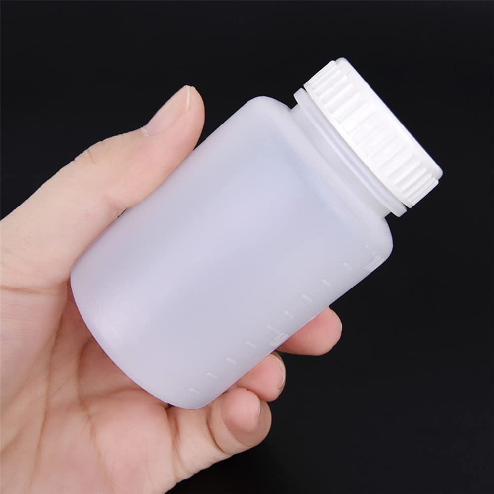 6 Bottiglie Da Laboratorio In Plastica Opaca 1000 Ml – Protezione Luce E Umidità Per Reagenti