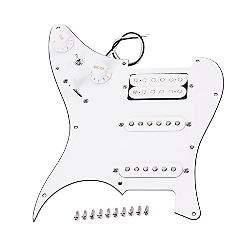 Pickguard précâblé Garde De Pulsion Perçue Chargée SSH Alnico pour La Guitare Électrique Stratocaster - Les Beatles, Paul McCartney, John Lennon, RIngo Starr, George Harrison Pickguard précâblé Garde De Pulsion Perçue Chargée SSH Alnico pour La Guitare Électrique Stratocaster – Image 5