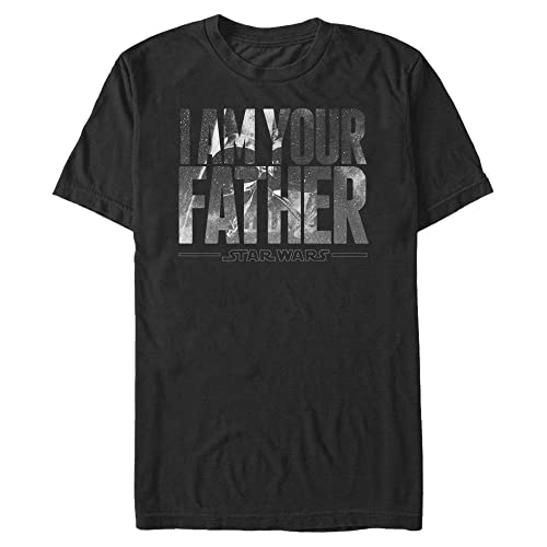 T-shirt Star Wars homme en coton avec motif spray de Dark Vador
