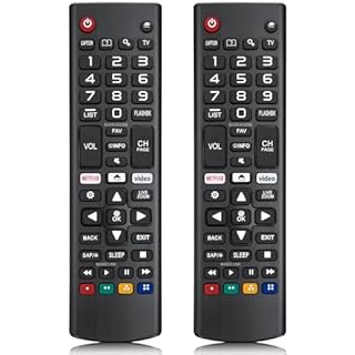 (Pack of 2) Universal Remote Control for LG-TV-Remote,Compatible for All LG OLED LCD LED HDTV 3D 4K Smart TVs