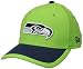 NFL Seattle Seahawks 2015 Reverse 39Thirty Stretch Fit Cap, Medium/Large, Green