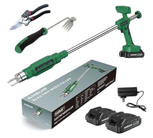 AHSUM Electric Weed Puller - Efficient Stand Up Weed Puller Tool