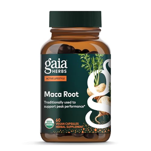Gaia Herbs Maca Root - Caffeine-Free Energy Supplement - Traditionally Used to Support Healthy...