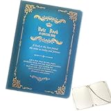 HIRAISM A5ノート アンティーク 日記帳 魔導書風 ミステリアス (ブルー)