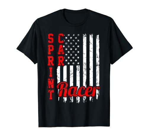 Sprint Car Racing Race Track Racer Camiseta