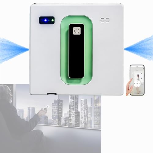 Robot De Limpieza De Ventanas, Tanque De Agua 50 Ml, Con Control Remoto, Succión Fuerte De 2500 Pa, Succión Automática De Ventanas, Para Espejo Grande, Pared De Azulejos, Pared De Vidrio Robot De Limpieza De Ventanas, Tanque De Agua 50 Ml, Con Control Remoto, Succión Fuerte De 2500 Pa, Succión Automática De Ventanas, Para Espejo Grande, Pared De Azulejos, Pared De Vidrio