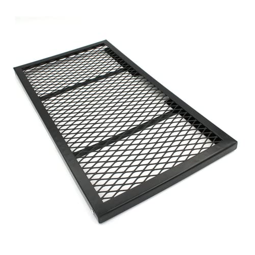 Table de stockage de barbecue pliable noire pour camping - 4