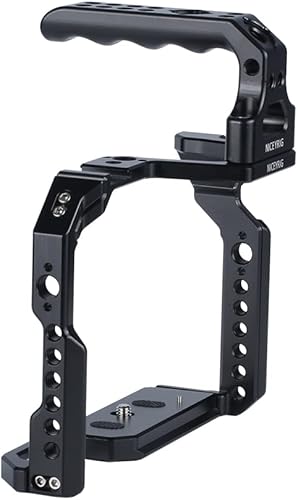 Miniatura 7 de NICEYRIG Soporte de jaula para Canon EOS 90D/80D/70D, con empuñadura superior ergonómica - 504