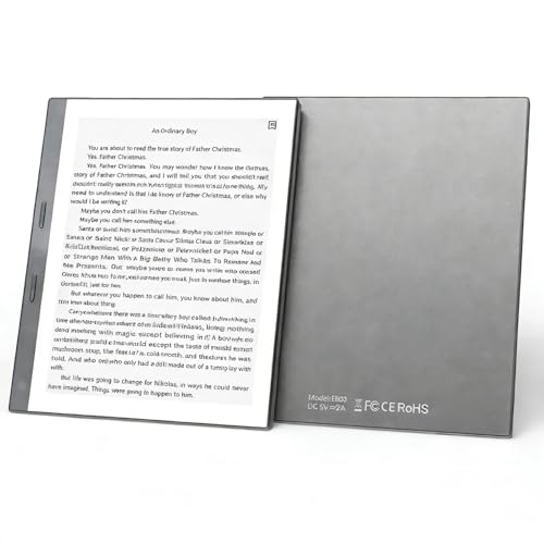 Bewinner E Reader, 5.76 Inch Touchscreen with 198PPI HD Display, 1GB RAM 32GB ROM E Book Reader for, with Expandable Storage up to 1TB (Grey)