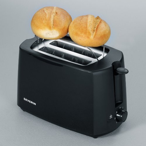 SEVERIN Automatik-Toaster, Toaster mit Brötchenaufsatz, hochwertiger Toaster mit Krümelschublade und 700 W Leistung… – Bild 3
