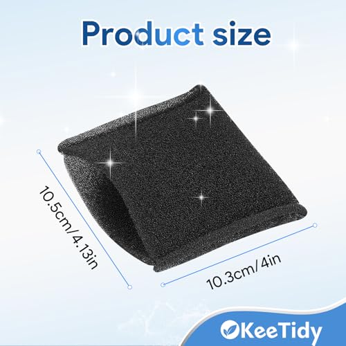 Image of Foam Tank Filter Compatible with Hoover Steam Vacuum Cleaner F5800 Series F5825, F5805, F5851, F5855, F5859, F5837-900, Part #38762014 440007364, 4 Pack
