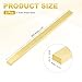 uxcell H62 Brass Flat Bar Stock, 2 Pcs 0.12
