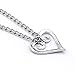 Cosplay Anime Kingdom Hearts 2 Crown Logo Pendant Blue Heart Necklace Charm
