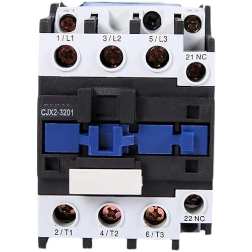 CJX2-3210 CJX2-3201 CJX2 LC1シリーズ 32A コンタクタ 磁気ACコンタクタ AC380V 220V 1個(CJX2-3210,220V)