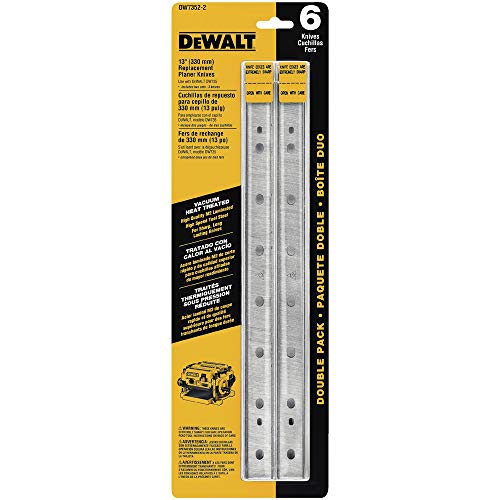 DEWALT Planer Blades, Heat Treated, Double Sided,...