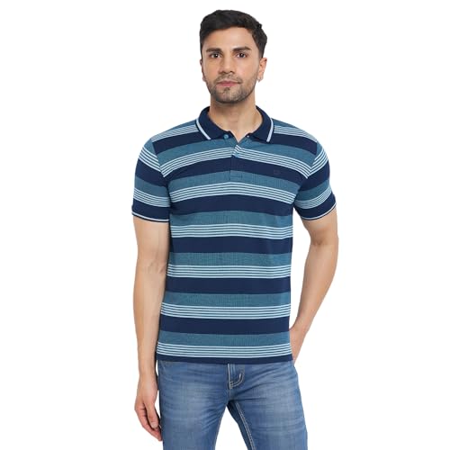 Image of Duke Men's Striped Slim Fit T-Shirt