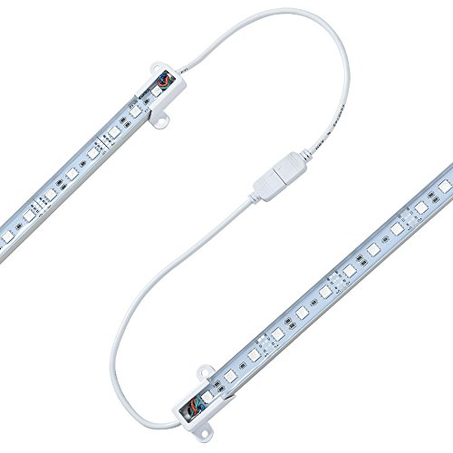 In.tec - 2x50cm alluminio RGB LED ghirlanda di