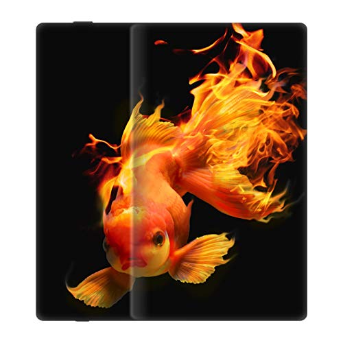 Autocollant Kindle Oasis 2017 Dave Loblaw Poisson-Feu : Protection anti-rayures