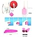 BOXIFA 41Pcs SM Bondage Restraint Vibrator Silicone Anal Plug Sex Toys for Butt plug, Adult Sex Toys Bondage Gear & Accessories for Couples Game, SM Crops Sex Bondage BDSM Restraints Kits