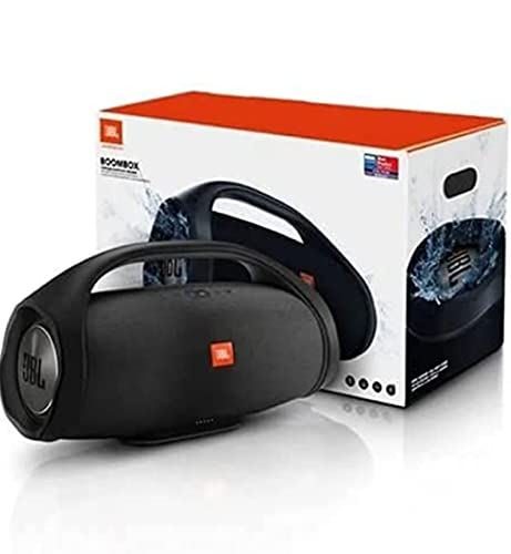 Caixa de Som Boombox Preta Com Alça 35cm