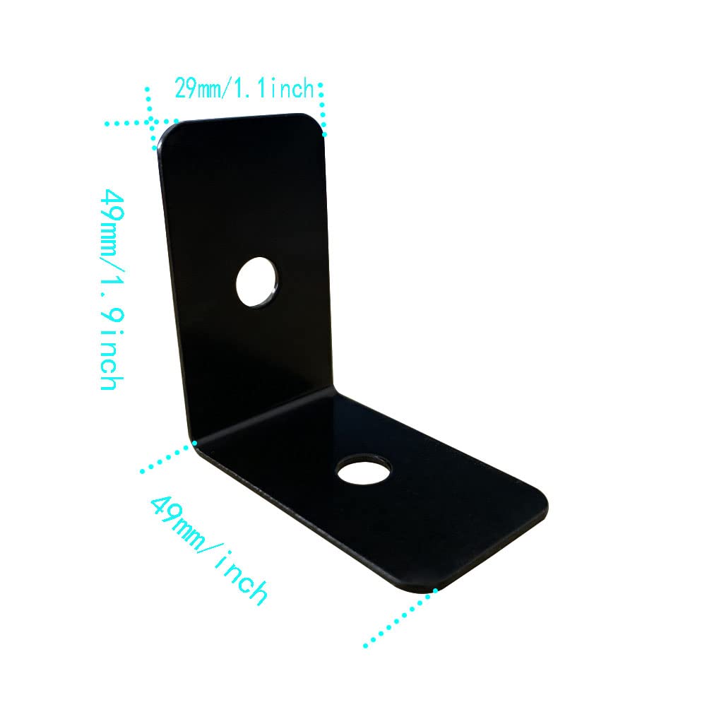 T Tulead - Protector De Esquina De Metal De 1.2 X 1.2 X 1.2 Pulgadas