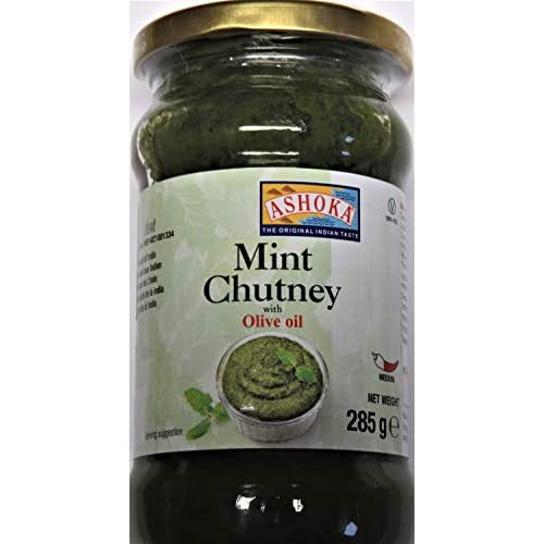 Minz Chutney mit Olivenöl 285g, Ashoka -
