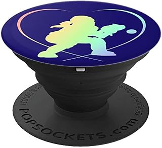 Softball Catchers Gear Soft Rainbow Gifts Teen Girl Mom Gift PopSockets Grip